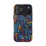 NEON GLYPHS | Tough Phone Case