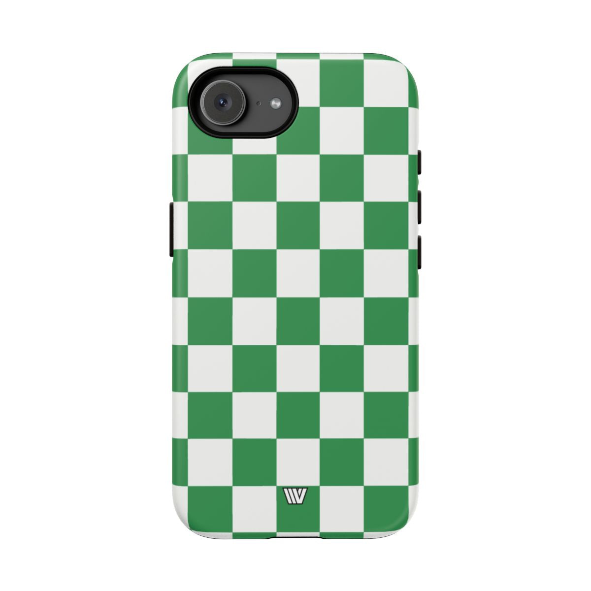 GREEN WHITE CHECKERBOARD | Tough Phone Case