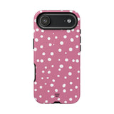 BLUSH RED DOTS | Tough Phone Case