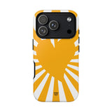 HEART SUN RAYS | Tough Phone Case