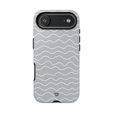 GRAY WAVES | Tough Phone Case