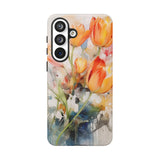 WATERCOLOR TULIPS | Tough Phone Case