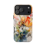 WATERCOLOR TULIPS | Tough Phone Case