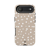 BEIGE DOTS | Tough Phone Case