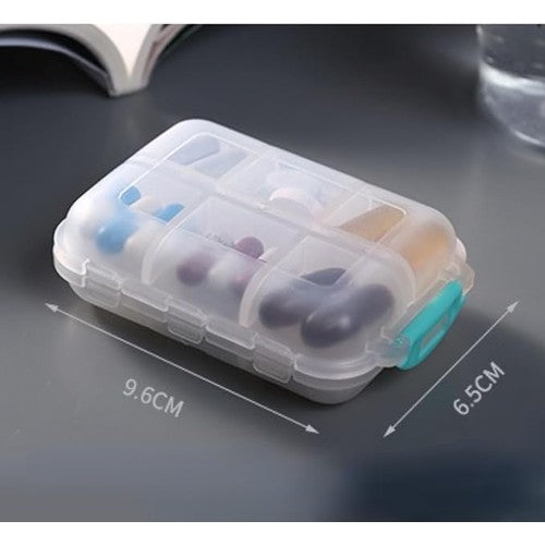 3 pack Travel Pill Organizer Moisture Proof Pills Box for Pocket Daily 12 Grids Pill Case Portable Medicine Vitamin Holder