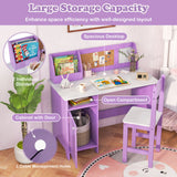 Kids Table and Chair Set for Arts  Crafts  Homework  Home School