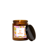 Candle Jar w/Lid Amber - Delightful