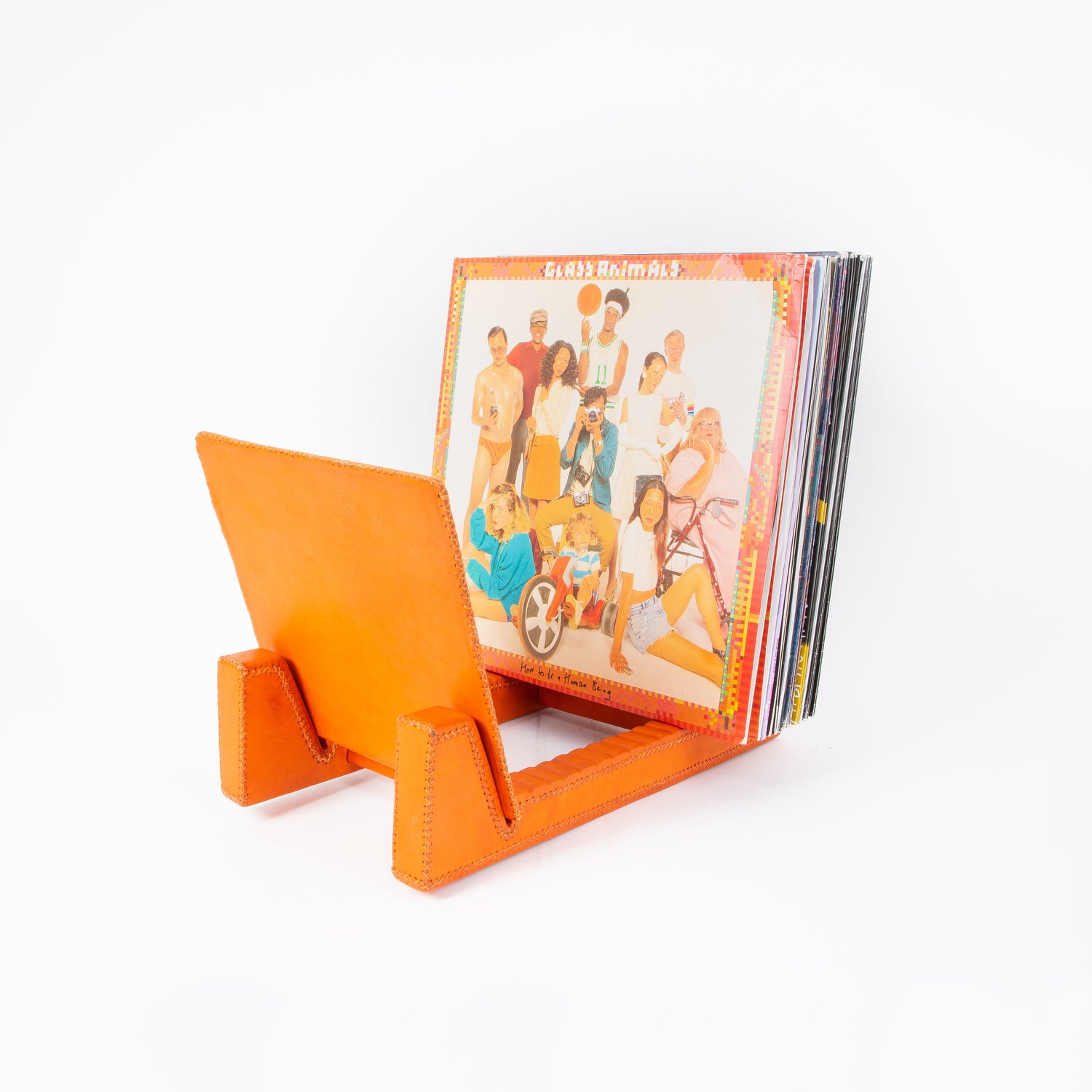 Disco | Leather Record Stand