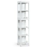5-Tier Multifunctional Bathroom Floor Cabine Storage with 2 Drawers
