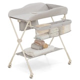 Baby Diaper Changing Table with Water Basin Wheel
