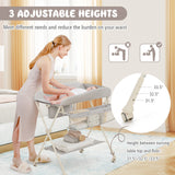 Baby Diaper Changing Table with Water Basin Wheel