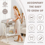 Baby Diaper Changing Table with Water Basin Wheel