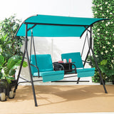 Porch Swing Chair with Adjustable Canopy