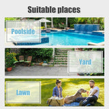 3 Pcs Outdoor Rattan Patio Conversation Furniture Set