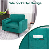 Modular 1/2/3/4-Seat L-Shaped Sectional Sofa Couch with Socket USB Port-1