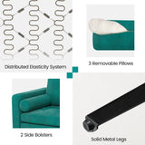 Modular 1/2/3/4-Seat L-Shaped Sectional Sofa Couch with Socket USB Port-3