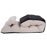 Folding Lazy Sofa Chair Stylish Sofa Couch Beds Lounge Chair W/Pillow