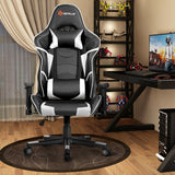 Lumbar Support  Massage Gaming Reclining Racing Chair
