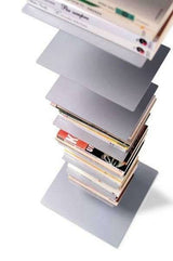 Sapiens Vertical Bookcase by Bruno Rainaldi - Medium Aluminum