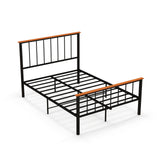 Bed Frame with Headboard and Footboard