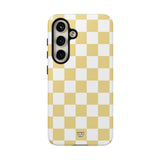 BANANA YELLOW CHECKERBOARD | Tough Phone Case