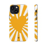 HEART SUN RAYS | Tough Phone Case