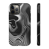 ABSTRACT ZEBRA STRIPES | Tough Phone Case