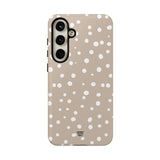 BEIGE DOTS | Tough Phone Case