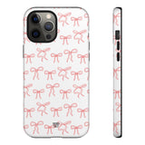 RED RIBBON CHARM | Tough Phone Case