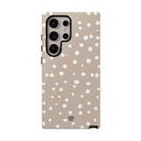 BEIGE DOTS | Tough Phone Case
