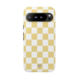 BANANA YELLOW CHECKERBOARD | Tough Phone Case