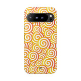 ABSTRACT SPIRAL ORANGE | Tough Phone Case