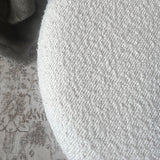 Stowaway Chic Boucle Ottomans, Set of Two