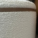 Stowaway Chic Boucle Ottomans, Set of Two