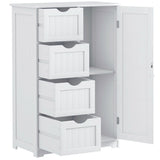 Standing Indoor Wooden Cabinet with 4 Drawers