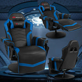 Ergonomic High Back Massage Gaming Chair with Pillow