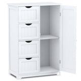 Standing Indoor Wooden Cabinet with 4 Drawers