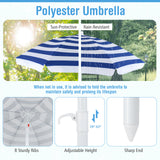 Toddler Outdoor Activity Table with Adjustable and Collapsible Umbrella