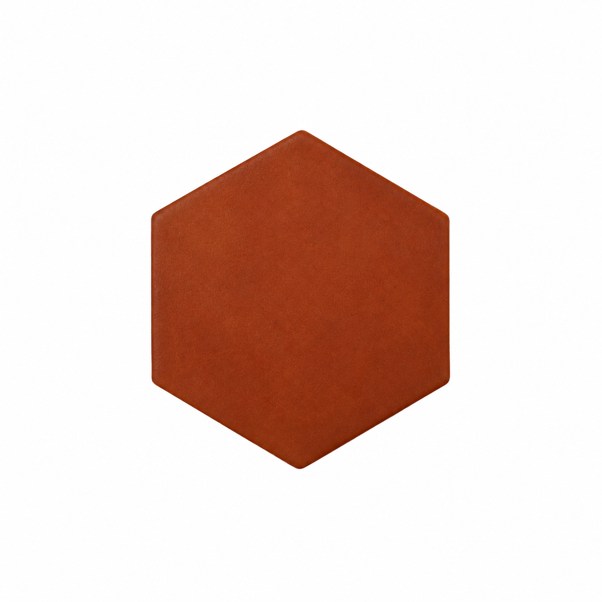 Leather Hexagon Coaster Set