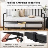 Twin Size Daybed and Trundle Frame Set Trundle Bedframe