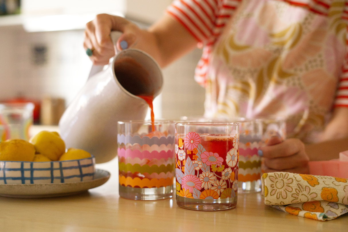 Rocks Glass Set - Gatherin Flowers