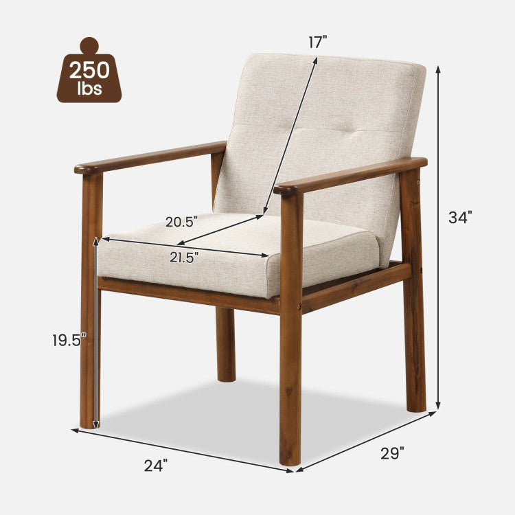 Modern Living Room Set: Loveseat  Armchair  Side Table & Coffee Table
