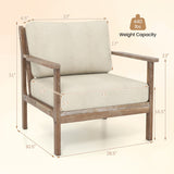 Modern Accent Chair & Tempered Glass Oval Side Coffee Table Set
