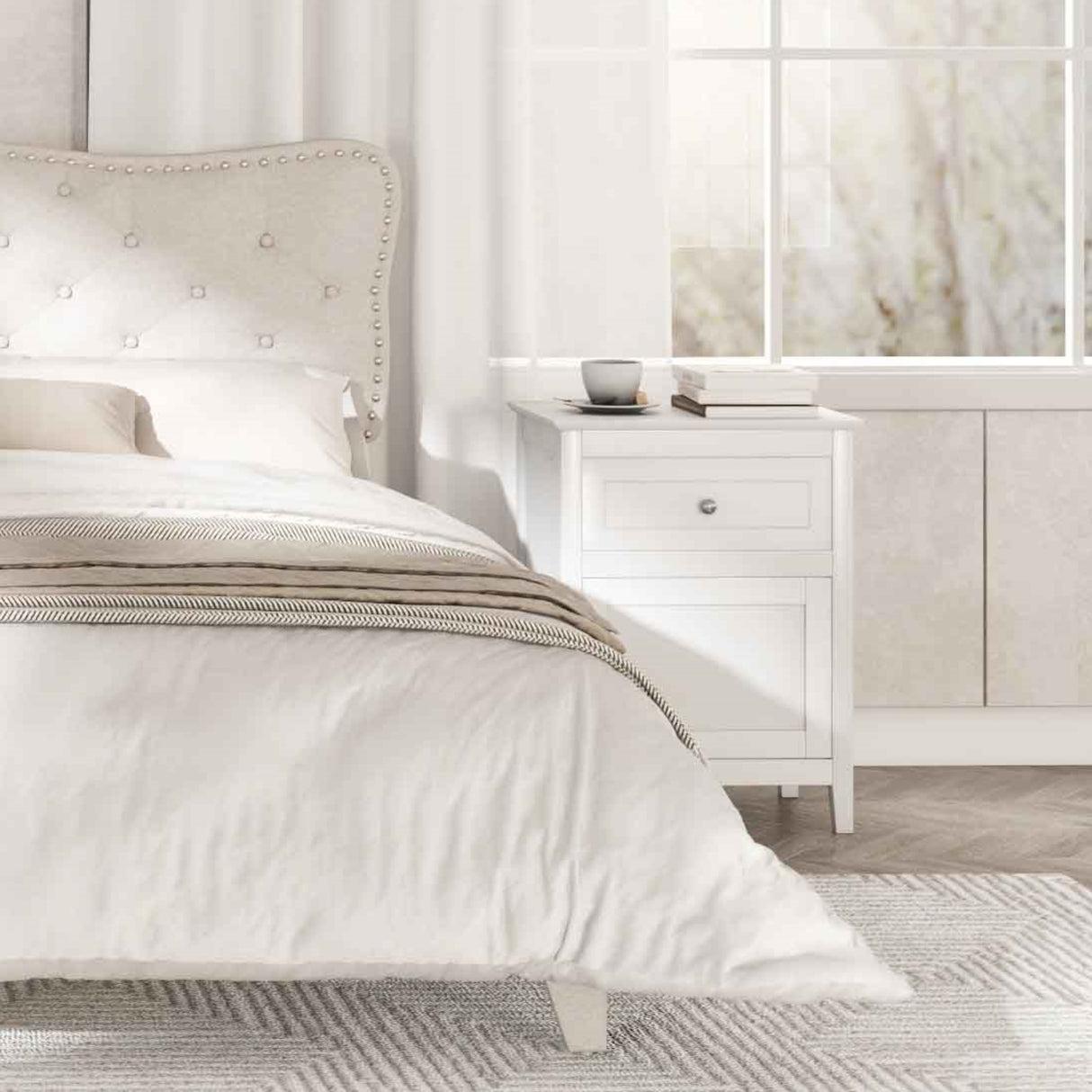 Bedrrom Room Bundle: Nightstand and Kitchen Lockers