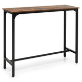 8-Piece Complete Industrial and Modern Living and Dining Room Set