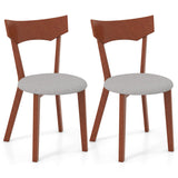 Modern Furniture Set with 2 Dining Chairs  Computer Desk and 3 Pieces Coffee Tables