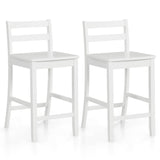 3-Piece Kitchen Furniture Set: Kitchen Island + 2 Bar Stools + Narrow Storage Cart