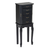 Large Storage Capacity Jewelry Cabinet with 5 Drawers