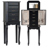 Large Storage Capacity Jewelry Cabinet with 5 Drawers