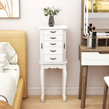Large Storage Capacity Jewelry Cabinet with 5 Drawers